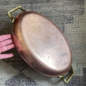 Vintage Paul Revere Copper/ Brass soufflé Pan